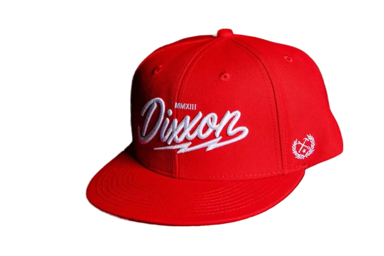 Lightning Script Snapback - White / Red - Image 2