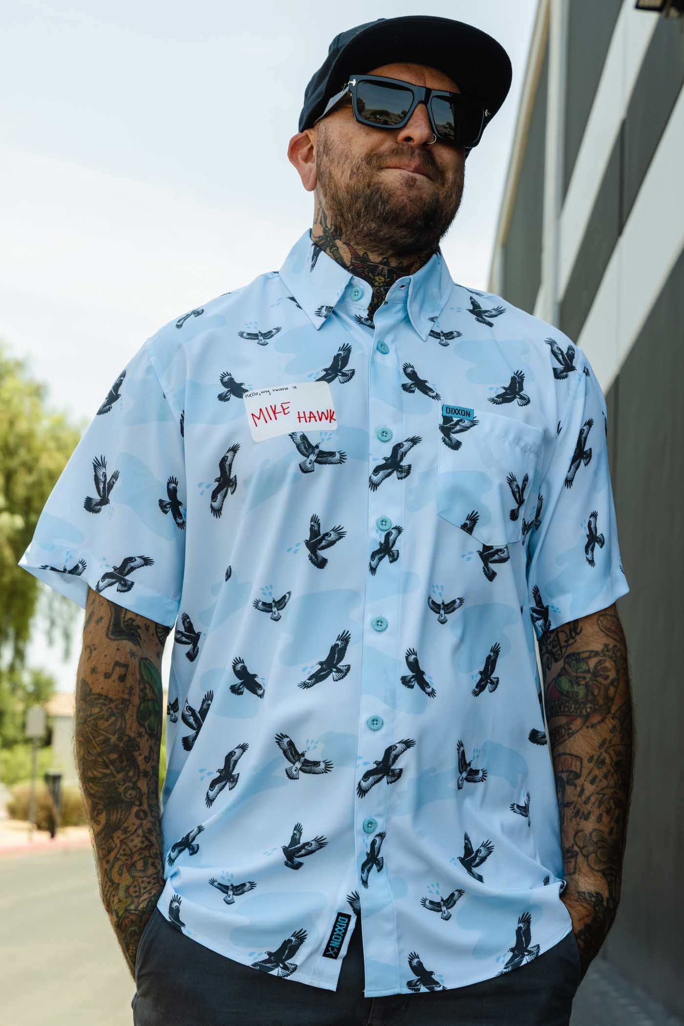 Mike Hawk Short Sleeve Party Shirt - Image 7
