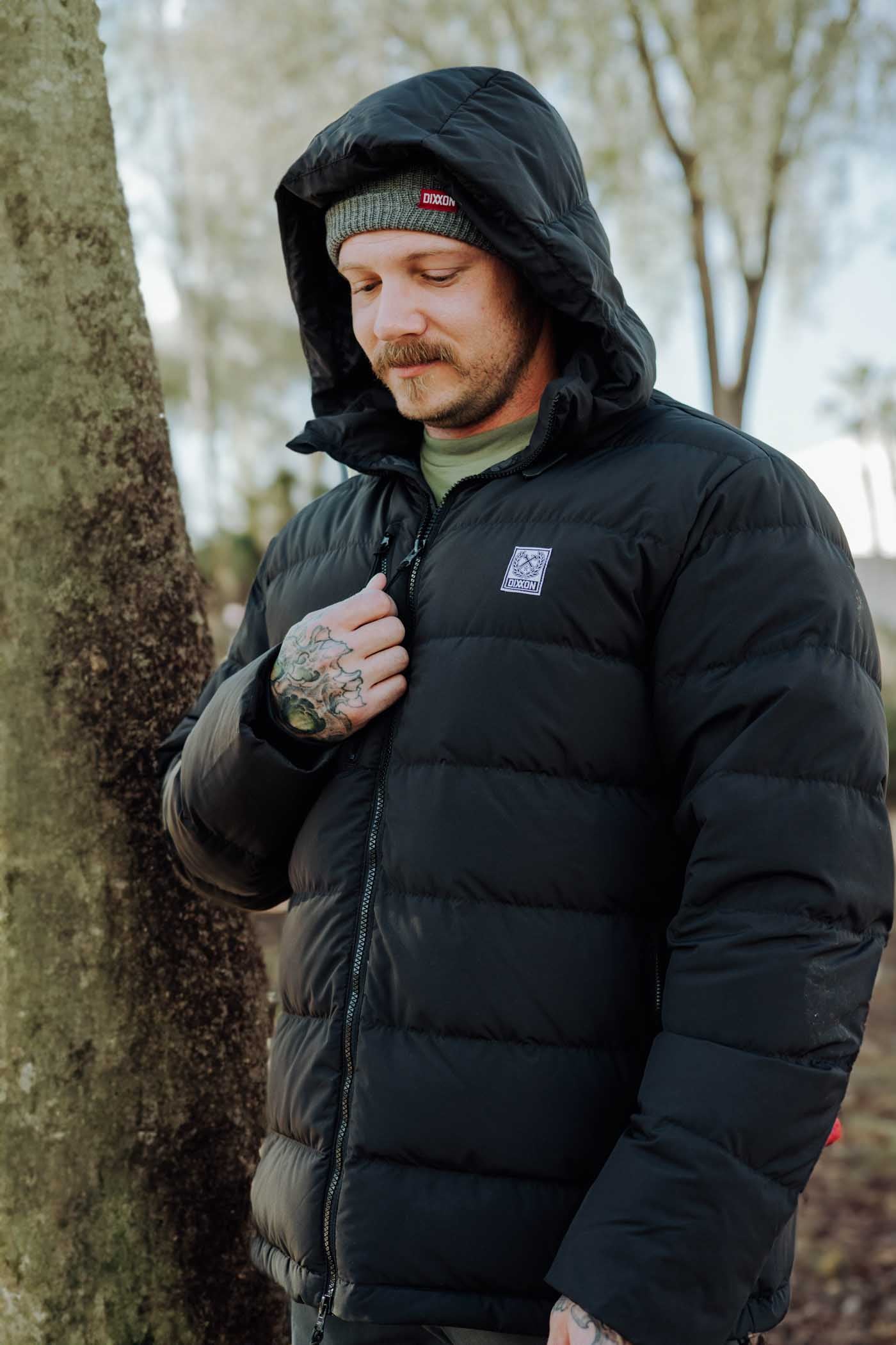 Ridge Down Jacket - Black - Image 8