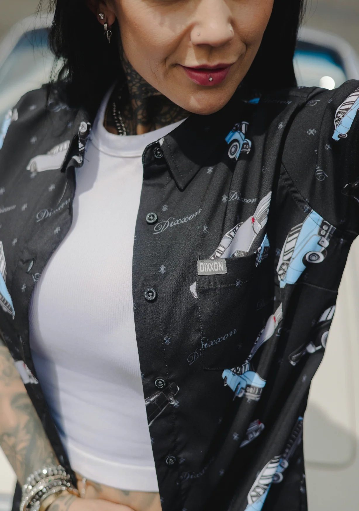 The Slab Women's Short Sleeve Party Shirt - Image 7