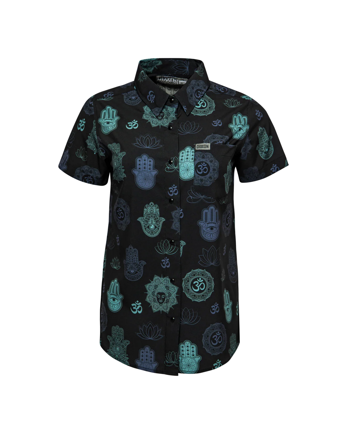 Zennin Women's Short Sleeve Party Shirt